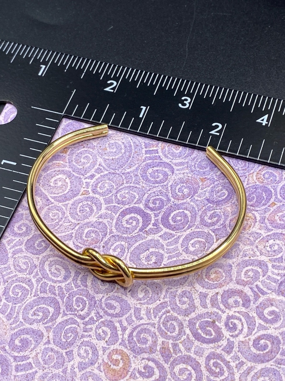 Gold infinity Love Knot Minimalist Bracelet